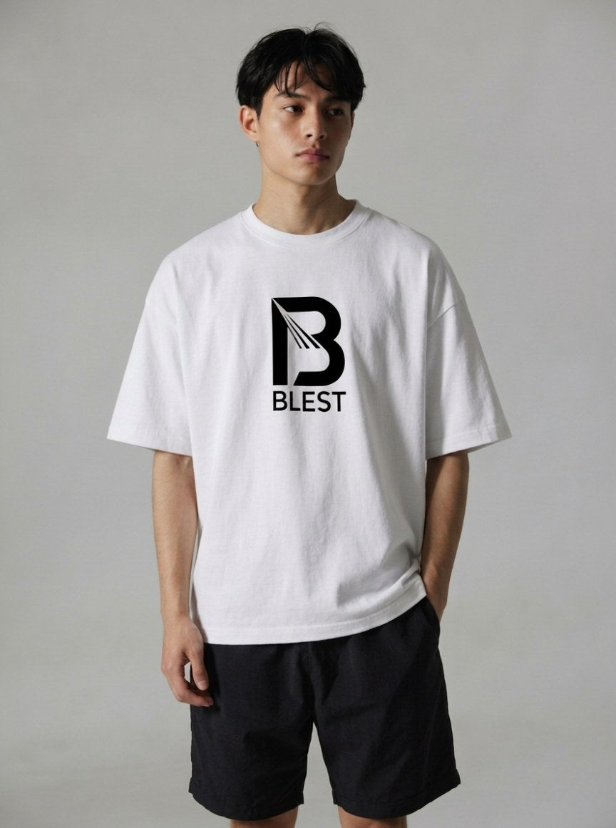 Blest White Keep On T-Shirt