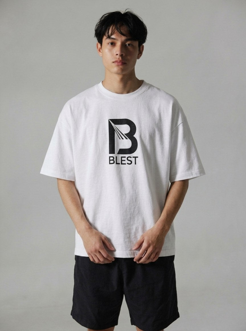 Blest White Keep On T-Shirt