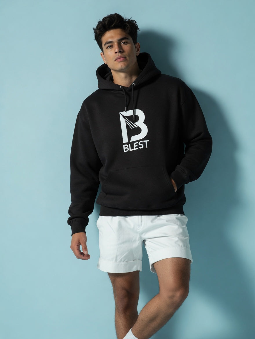 Blest Black B Hoodie